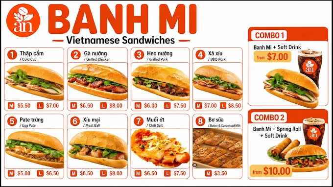 menu banh mi an 3
